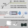 thumbnail image 7 of DYstyle String Lights Wire Remote Control USB Operated Timer Fairy Twinkle LED String Lights Christmas Tree Lights, 7 of 7