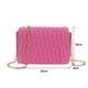thumbnail image 2 of Adecuado para citas diarias y desplazamientos, bolso cuadrado pequeño de moda, bolso de hombro de cuero artificial, rosa, 2 of 5