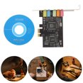 thumbnail image 2 of Pcie Sound Card Metal 1Set For Pc Desktop Multi Channel Audio Experience, 2 of 8