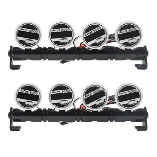 Barra de lámpara de luz LED YONGSHENG para coche 1/10 RC Crawler Traxxas 4 LED 92,5mm