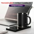 thumbnail image 3 of SSZMDLB under $5 Cup Warmer, Cup Warmer with Wireless Charger, 2 in 1 Heating Mug Warmer Set, Smart Temperature Control for Home Office Use, Compatible with Various Cups, 3 of 9