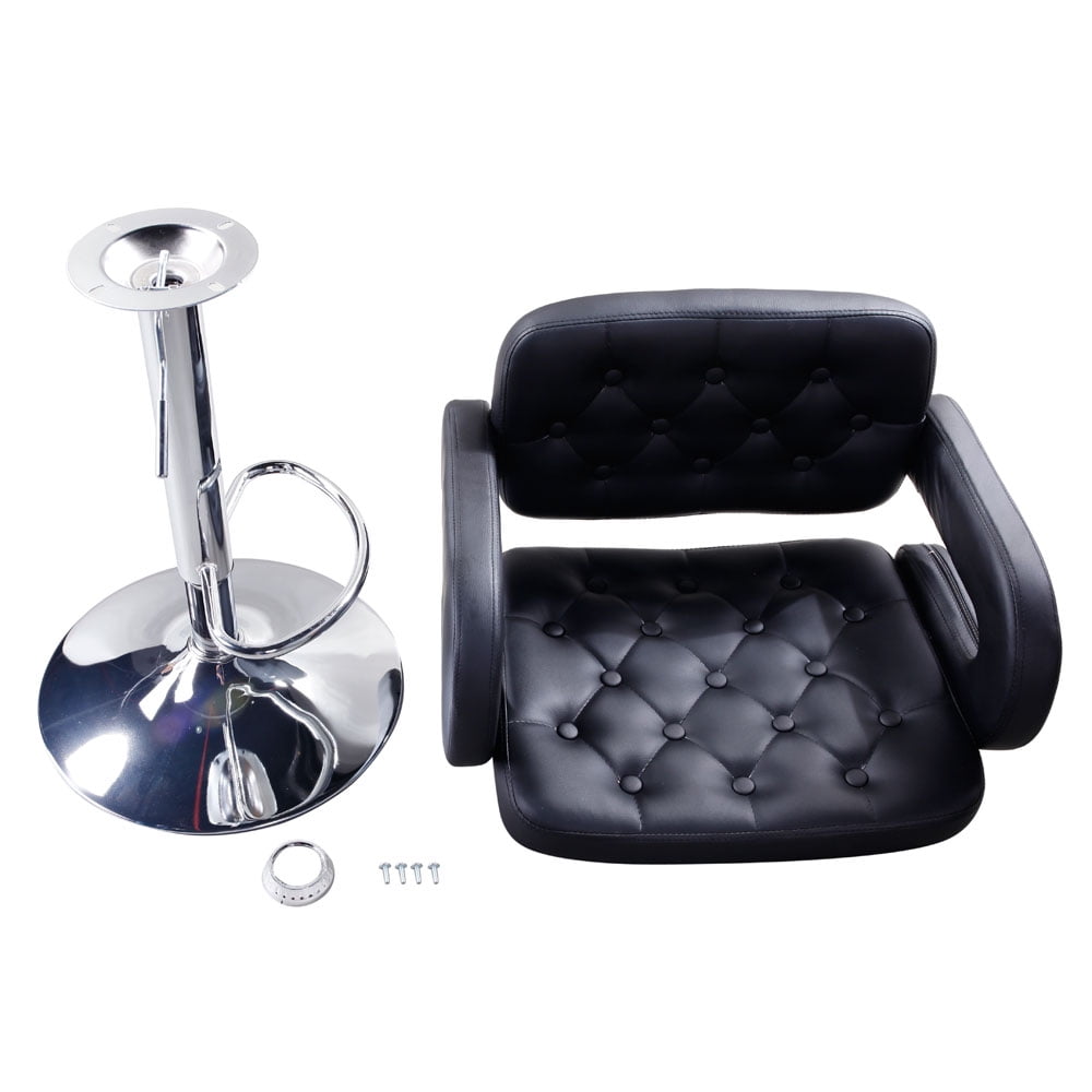 Lowestbest 2pcs Adjustable High Type with Disk, Armrest Square Backrest Button Design Bar Stools Lowestbest 2pcs Adjustable High Type with Disk, Armrest Square Backrest Button Design Bar Stools