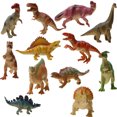 thumbnail image 2 of 24 piezas de plástico surtido figuras de dinosaurios animales para niños juguete SM SunniMix 12 piezas de figuras de dinosaurios, 2 of 8