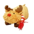 thumbnail image 2 of Pet Reindeer Animal Pillow w/Scarf - Fold Up Soft Animal Pillow X-Mas Reindeer, 2 of 3