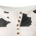 thumbnail image 5 of Tops Para Mujer Blusa Casual Elegante Camisas de Manga Larga Otoño Damas Moda Cuello Redondo Impreso Camiseta de Encaje Top Odeerbi  ODB169184, 5 of 5