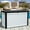 Black&White1, variant on Dextrus 230 Gallon Outdoor Resin Storage Deck Box with Lockable Lid, Ideal for Patio, Pool & Yard Organization, Light Brown