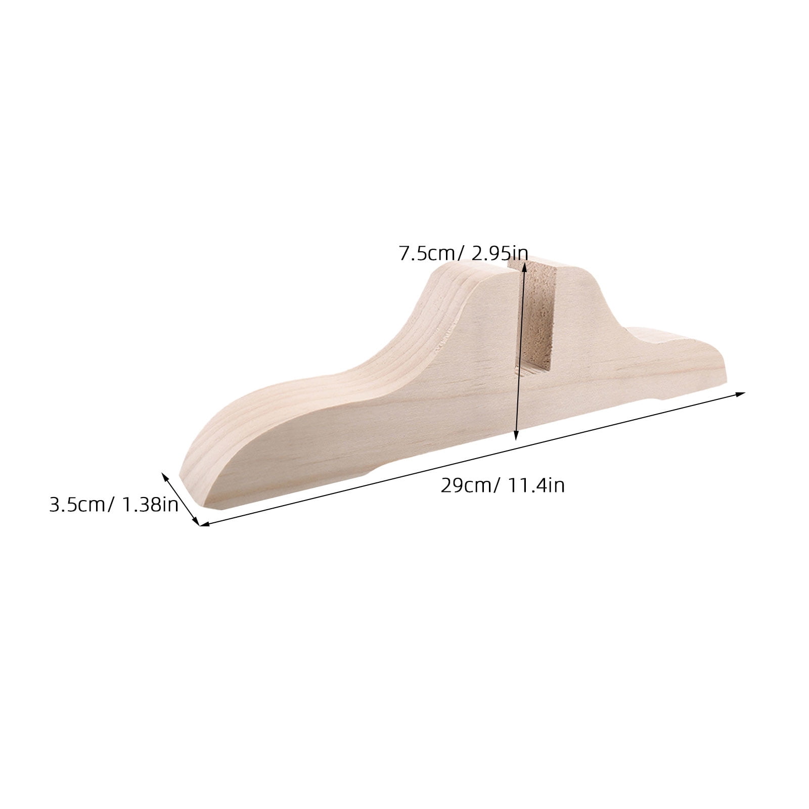 LOLIPPYY 5Pcs Partition Support Legs Wood Stand for Folding Room Divider Panel Holder Light Yellow