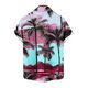 thumbnail image 4 of Mens Casual Manga Corta Botón Abajo Camisas Impresas Bolsillo Turndown Cuello Blusa para Verano Al Aire Libre Casual Uso Diario Hombre Manga Corta Botón Abajo Camisas con Bolsillo, 4 of 6