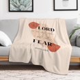 thumbnail image 4 of Bible Verses Psalm 118 6 (2) Throw Blanket Inspirational Prayers Quotes Flannel Blanket Soft Sofa Decor Blanket Gifts for Women Men 60"x80", 4 of 6