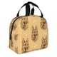 thumbnail image 2 of Fotbe German Shepherd Dog Bolsa Térmica con Estampado y Forro de Aluminio Grueso Bolsa de Almuerzo con Bolsillo Frontal para Hombres y Mujeres, Ideal para Trabajo, Escuela, 2 of 8