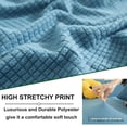 thumbnail image 3 of Stretch Restaurant Booth Cover, Non-Slip Small Sofa Slipcover for Settee Bench, Washable RV Dinette Cushion Protector for Loveseat, Universal Fit Furniture Cover for Home Kitchen Caravan, 3 of 7
