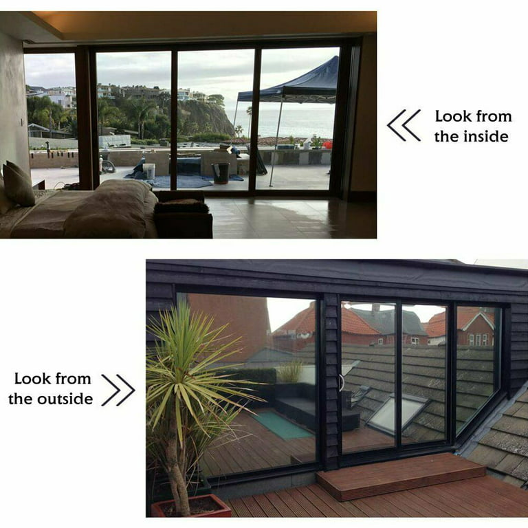 Window Film One Way Mirror Tint HOME TINTING Privacy Solar Reject Glare UV  Block 19 W 