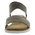 thumbnail image 2 of BOBS From Skechers Womens Desert Kiss Slingback Ankle Strap Wedge Sandals, 2 of 5