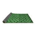 thumbnail image 2 of Ahgly Company Indoor Round Abstract Emerald Green Modern Area Rugs, 8' Round, 2 of 4