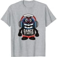 thumbnail image 1 of Dance Starter Funny Smiling Mascot with Glasses and Headset T-Shirt, 1 of 1