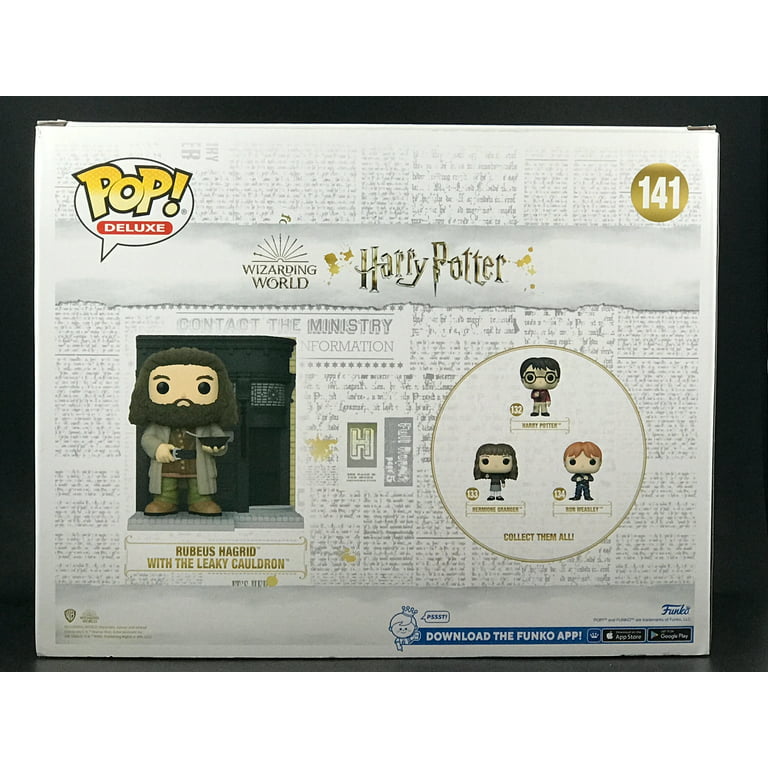 Funko POP! Harry Potter Deluxe Rubeus Hagrid with the Leaky Cauldron #141  Exclusive 