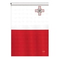 thumbnail image 2 of Breeze Decor 08374 Malta 2-Sided Vertical Impression House Flag - 28 x 40 in., 2 of 2