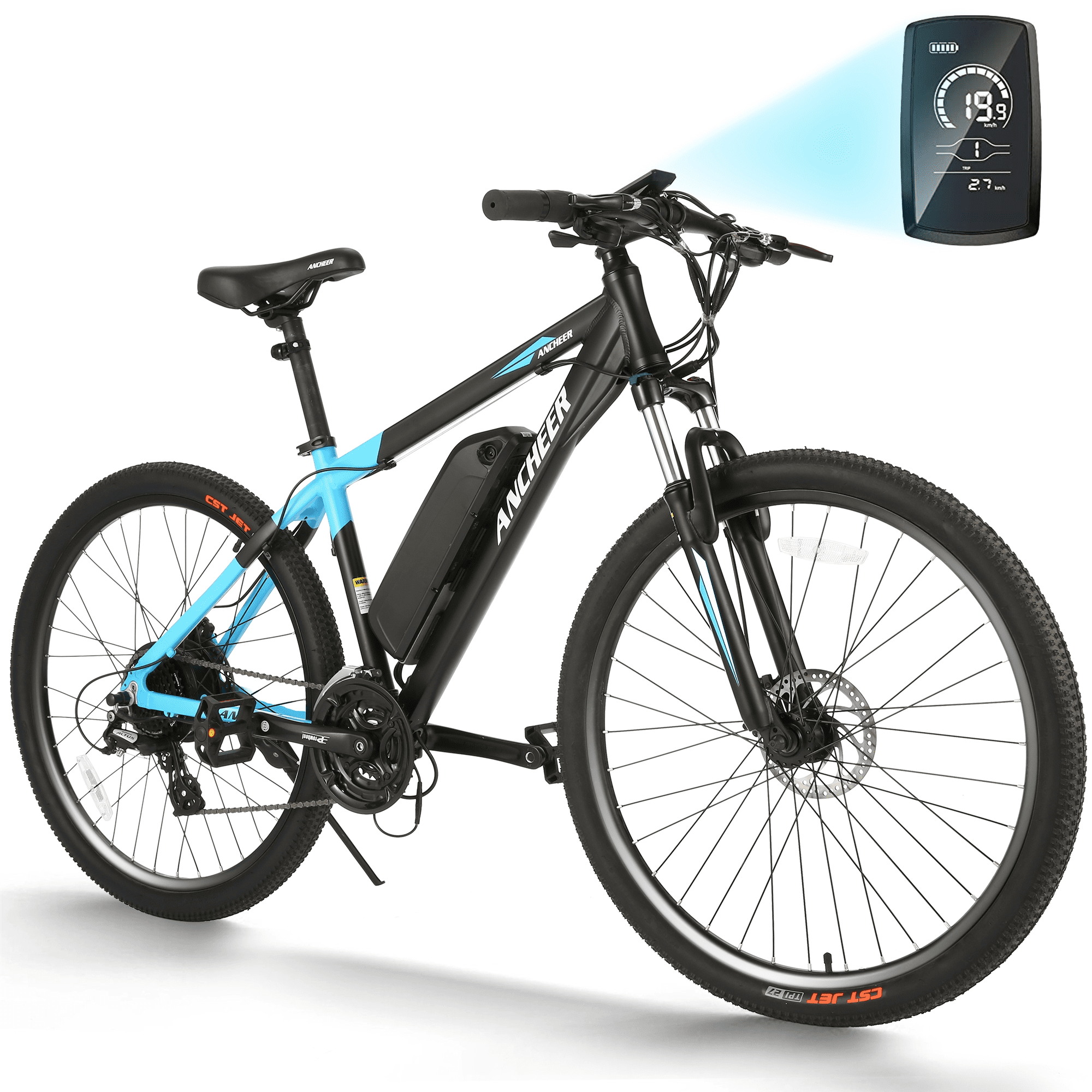 Details about   26/27.5" Electric Mountain Bike Commuter Ebikes for Adults 350W Motor 20MPH TOP 