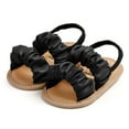 thumbnail image 5 of Fozruso Baby Sandals For Soft Sole Summer Cloud Design Casual Walking Shoes For Boys Girls 0 18 Months Breathable Lightweight Comfortable First Shoes,Sizes 5 Toddlers 6-12 Months(Black), 5 of 7