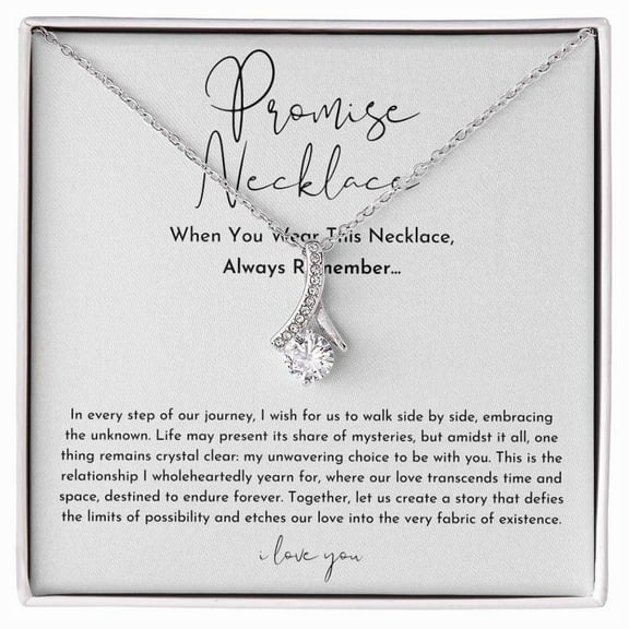 Promise Necklace For Her (Alluring Beauty Necklace) Standard Box