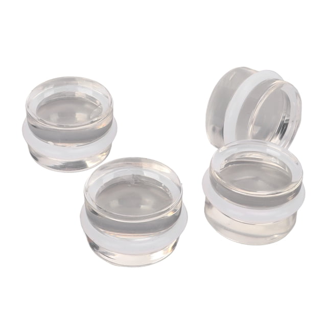 Tope de puerta Jadeshay 4 piezas plástico transparente