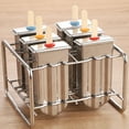 thumbnail image 4 of Stainless Steel Popsicle Molds DIY Ice Lolly Mould Ice Cream Stick Holder Maker Rack Kitchen Supplies, 4 of 15