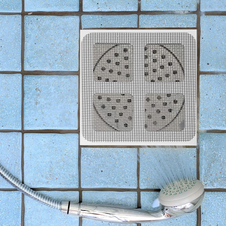 1 5 20 50PCS Disposable Shower Drain Hair Catcher, 100 Packs, 4 X 4 Inch Square Mesh Attached To The Hair Catcher Bathroom, Laundry Room, Bathtub, Kitchen, Sink Shower Drain. Back To School P 50901431