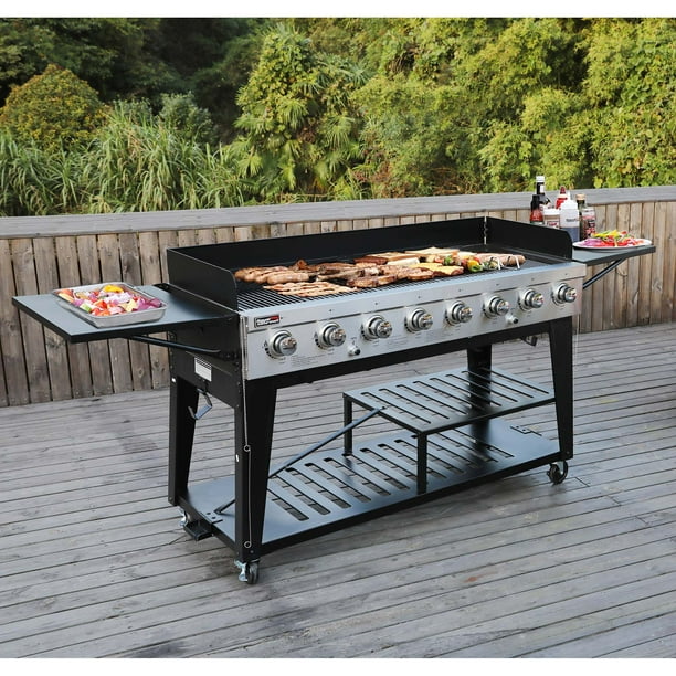 Royal Gourmet GB8001 8-Burner BBQ Gas Propane Grill Outdoor Large