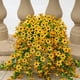 thumbnail image 5 of Decoración mural colgante de pared con orquídeas violetas artificiales para jardines exteriores y fondos fotográficos, 5 of 7