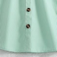 thumbnail image 7 of LLYwey Girls Dresses, Baby Girls Denim Dresses Toddler Sleeveless Casual Party Jeans Dresses Button up Collared A-Line Knee Length Sundress, By-15, Green, 10T, 7 of 7