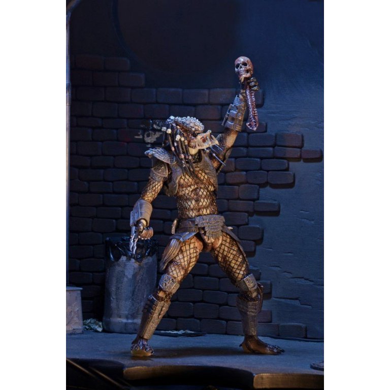 NECA Predator 2: Battle Damaged City Hunter Ultimate with Biomask