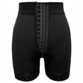 thumbnail image 1 of Pantalones moldeadores de cintura alta con hebilla de tres filas de malla gruesa, pantalones con cintura de encaje para adelgazar el abdomen, pantalones cruzados para adelgazar el abdomen, 1 of 5