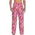 thumbnail image 3 of Xecao Strawberry Cake Men's Straight Lounge Pajama Pants: The Ultimate in Comfortable Sleepwear, 3 of 9