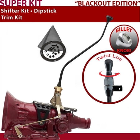 American Shifter PG Shifter Kit Black 23 in. Swan Trim Kit Dipstick for F6C35