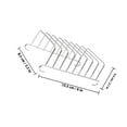thumbnail image 2 of HONMEET 1Pack Rectangular Air Fryer Rack for Grilling and Steaming at Home, 2 of 8
