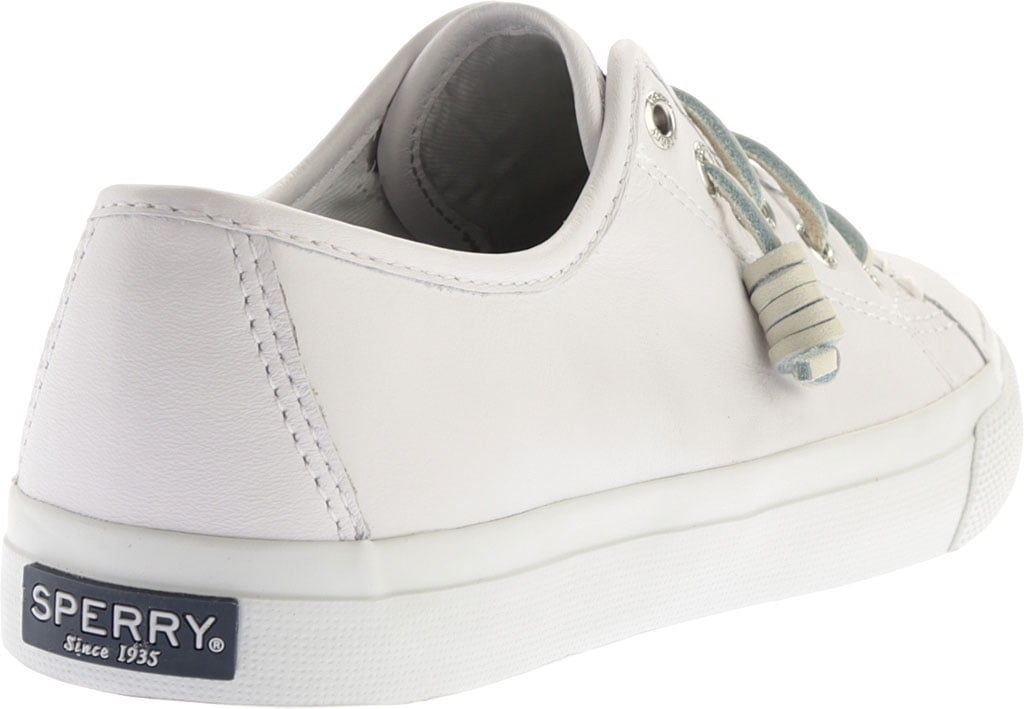 sperry seacoast leather white