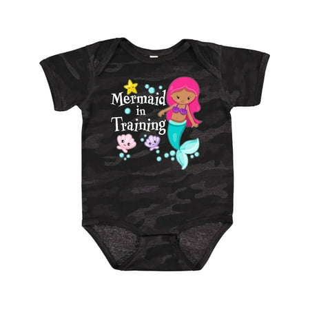 

Inktastic Mermaid in Training Gift Baby Girl Bodysuit