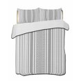 thumbnail image 2 of Black White Striped Twin Size Down Alternative Comforter, Lightweight Comforter Quilt Bedding Set with Pillow Shams Modern Farmhouse Geometric All Seasons Bed Comforter Duvet Insert 68"x86", 2 of 7