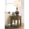 thumbnail image 3 of Bowery Hill Farmhouse Wood Brown Finish Rectangular End Table, 3 of 3