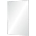 thumbnail image 3 of Signature Home Collection Iron Framed Rectangular Wall Mirror - 36" - Silver Finish, 3 of 4