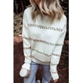 thumbnail image 6 of Redhotype Chic Rainbow Knit Sweater - Cozy & Trendy!, 6 of 8