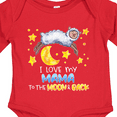 thumbnail image 4 of Inktastic I Love My Mama to the Moon and Back Cute Sheep Boys or Girls Long Sleeve Baby Bodysuit, 4 of 5