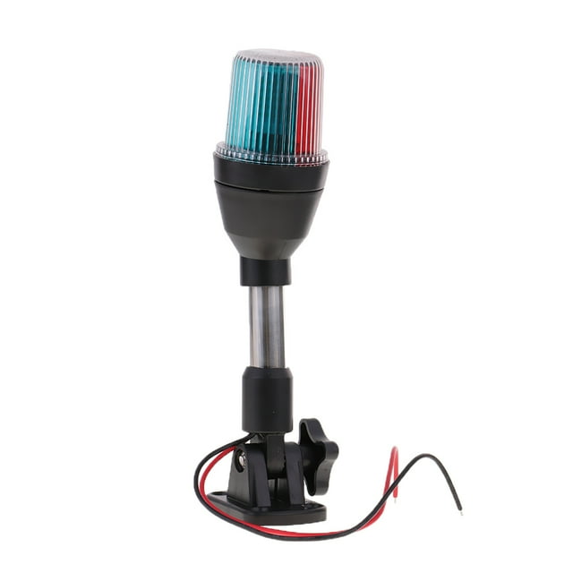 Luz marina del barco kusrkot Luz de Ancla LED Acero Inoxidable 12V Tres Colores Rojo