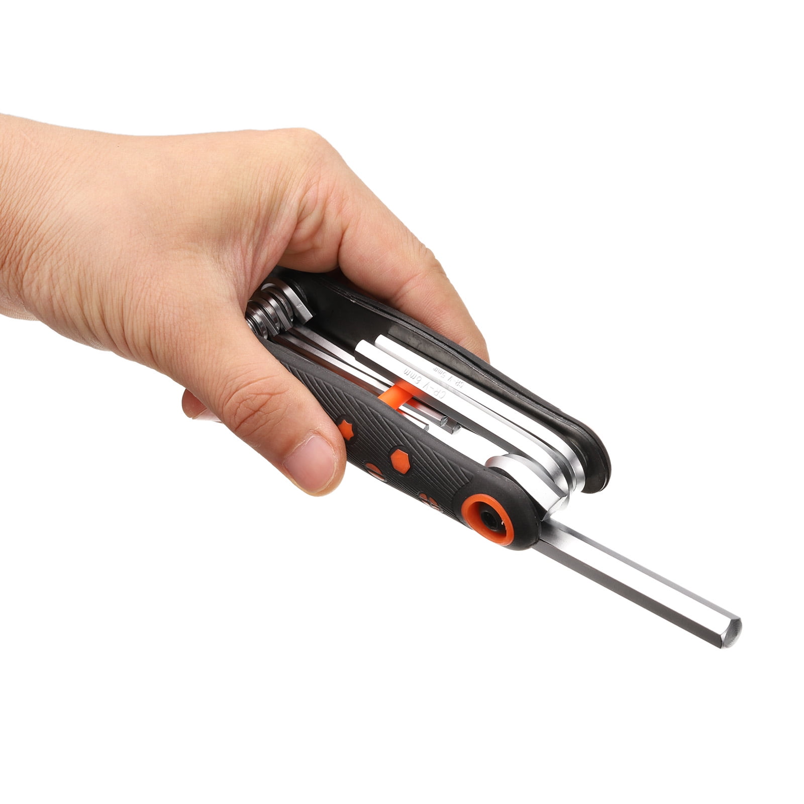 Uxcell 17pcs Folding Hex Key Wrench Set 5/64"-1/4" SAE 1.5mm-8mm Metric 2 Pack Portable Fold-up Wrenches