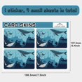 thumbnail image 2 of Ocean Card Stickers Whale Credit Card Skin Waterproof Debit Bank Card Sticker Skin Protecting Credit Cover Card Decals Removable No Bubble Slim, 2 of 8