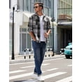 thumbnail image 4 of COOFANDY Flannel Shirt for Men Casual Button Down Shirts Long Sleeve Plaid Shirt Jackets, 4 of 10