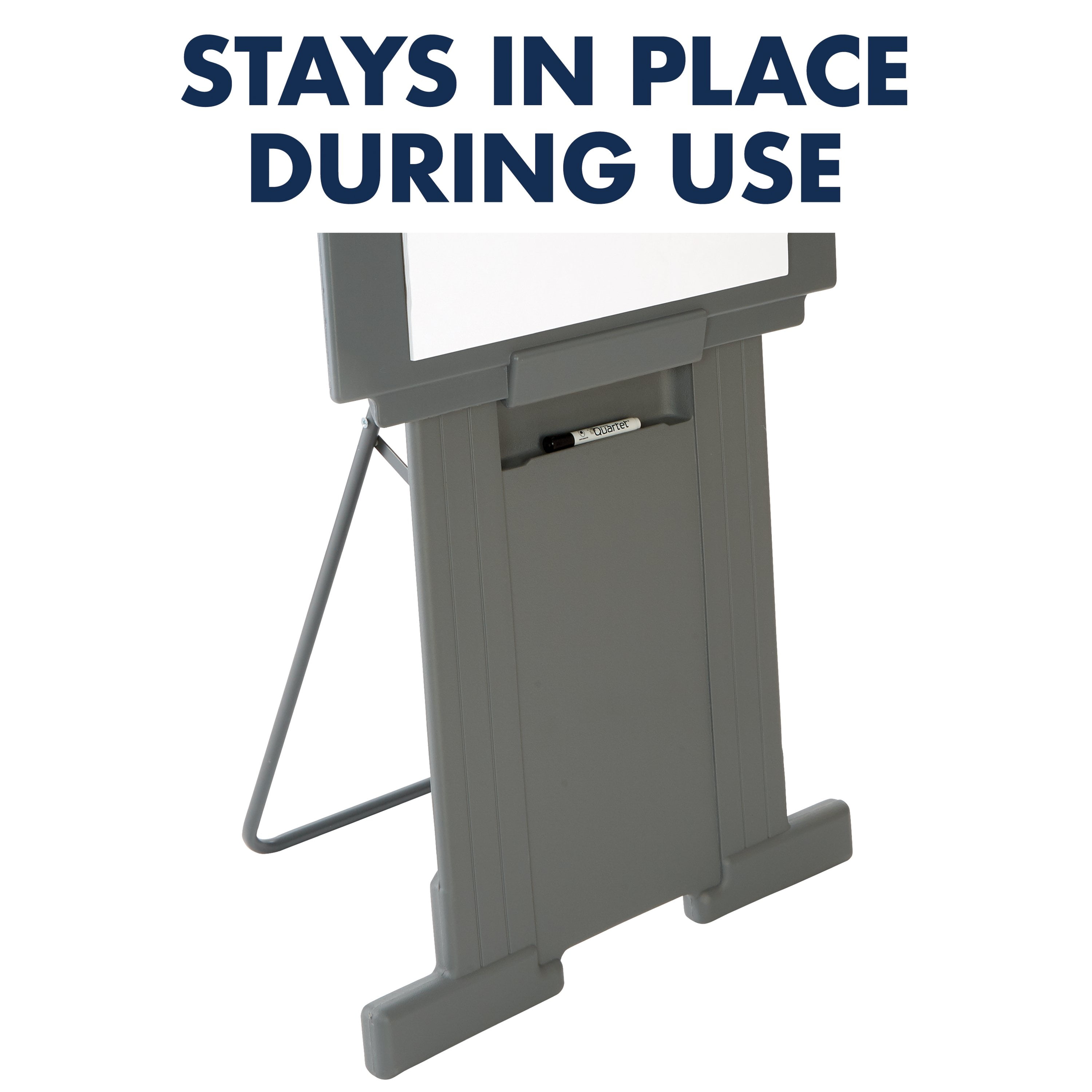 Quartet, QRT200E, DuraMax Presentation Easel, 1 Each, Gray