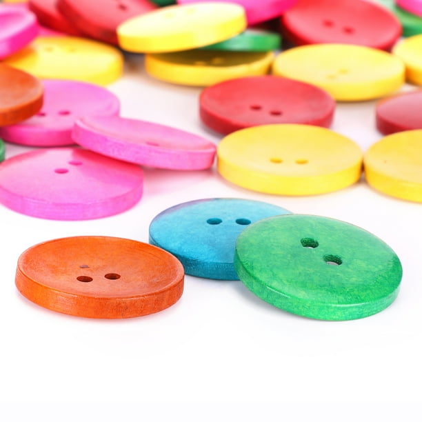 Sewing Supplies, Colorful Buttons Sewing Button Eight Colors No Stimulation  for Decorate