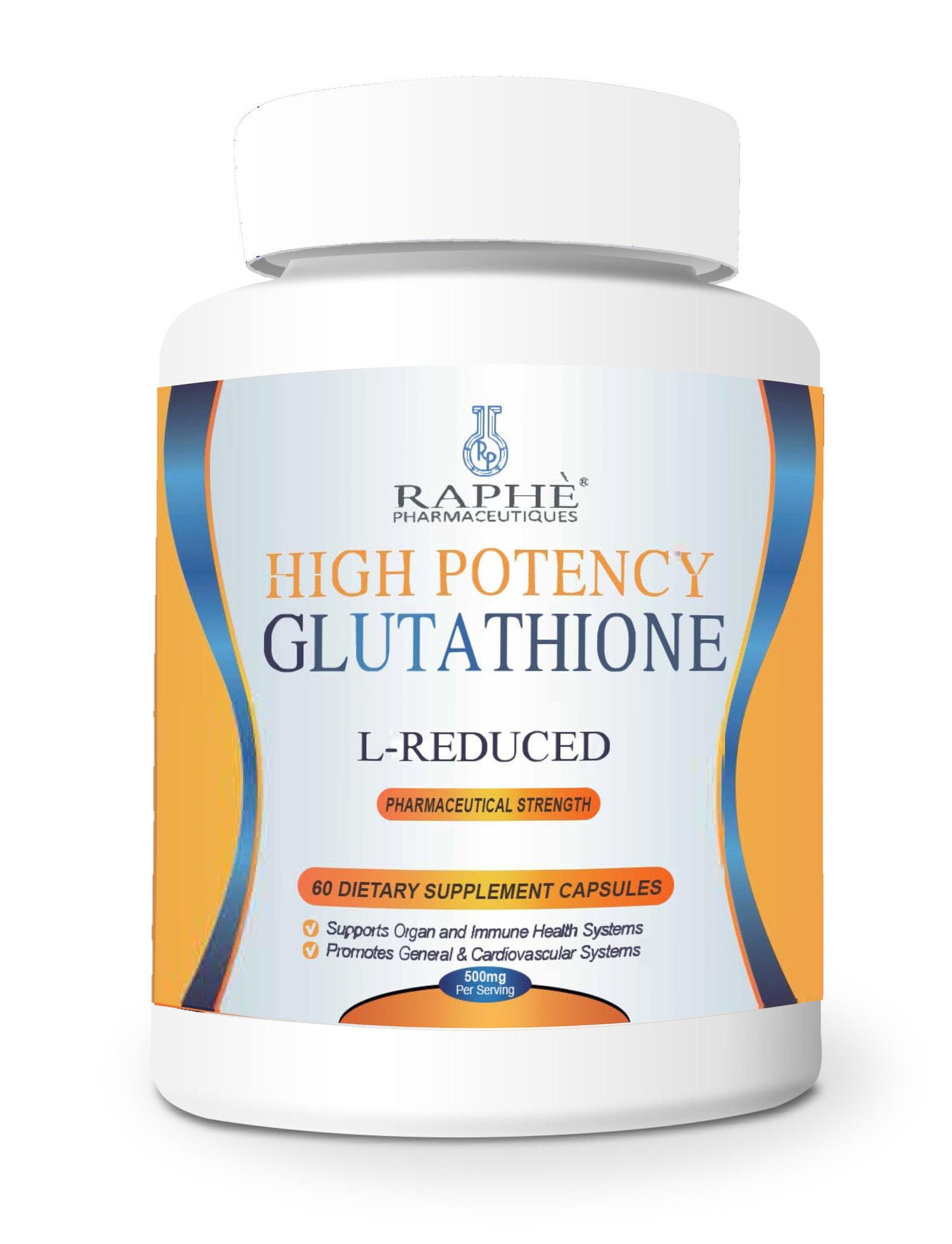 Pharmaceutical Strength Reduced LGlutathione 500mg & 60 Caps