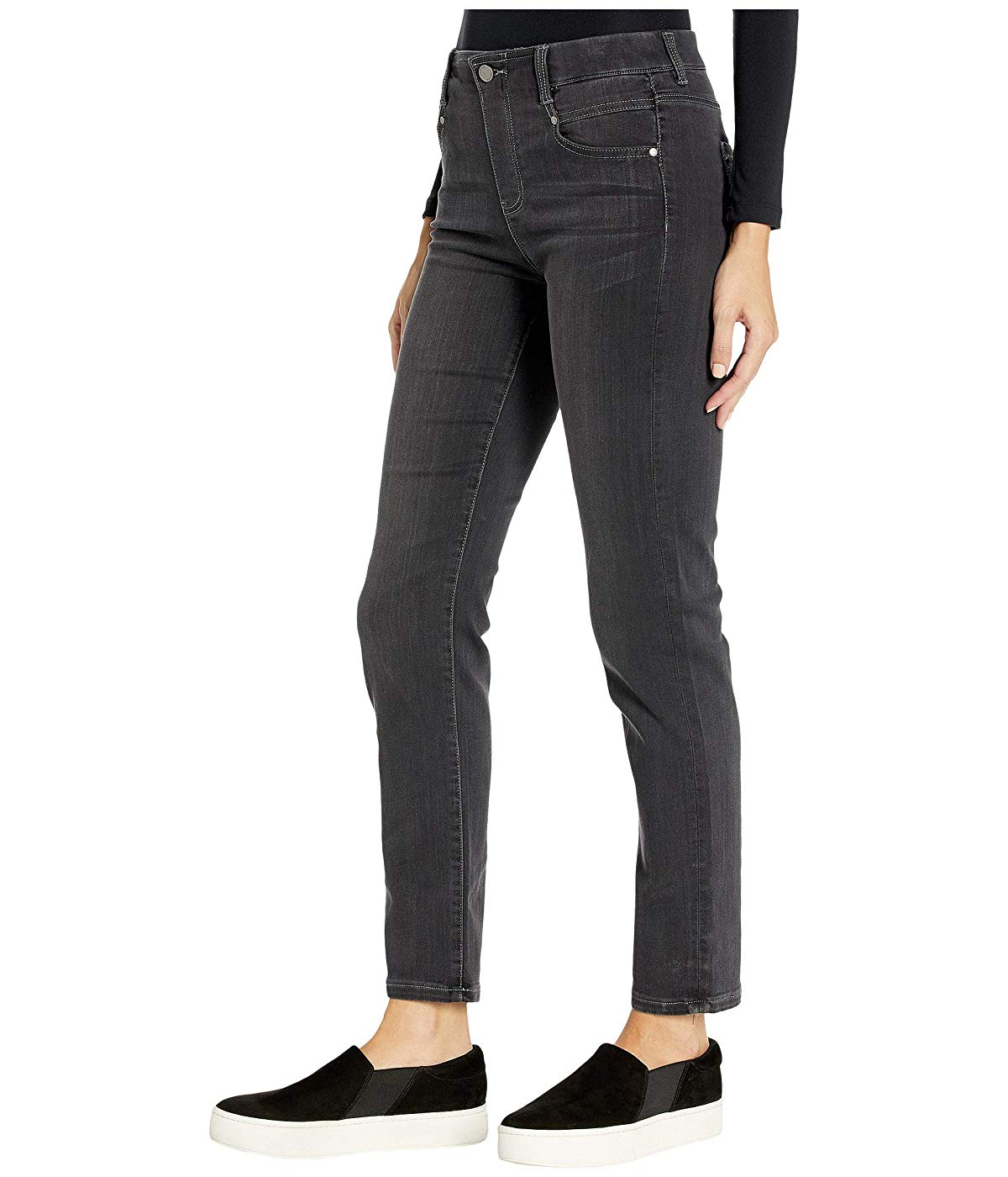 Liverpool - Liverpool Gia Glider/Revolutionary Pull-On Slim Jeans in Meteorite Meteorite 